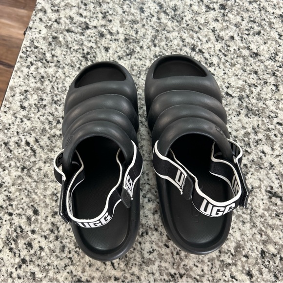 UGG Aww Yeah Black Women's Platform Sandals 1136762 size 8 - Picture 5 of 9